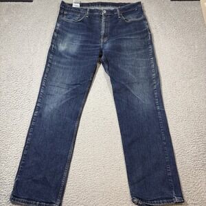 Levis 514 Jeans Mens 40x32 Blue Straight Slim Fit Classic Denim Work
